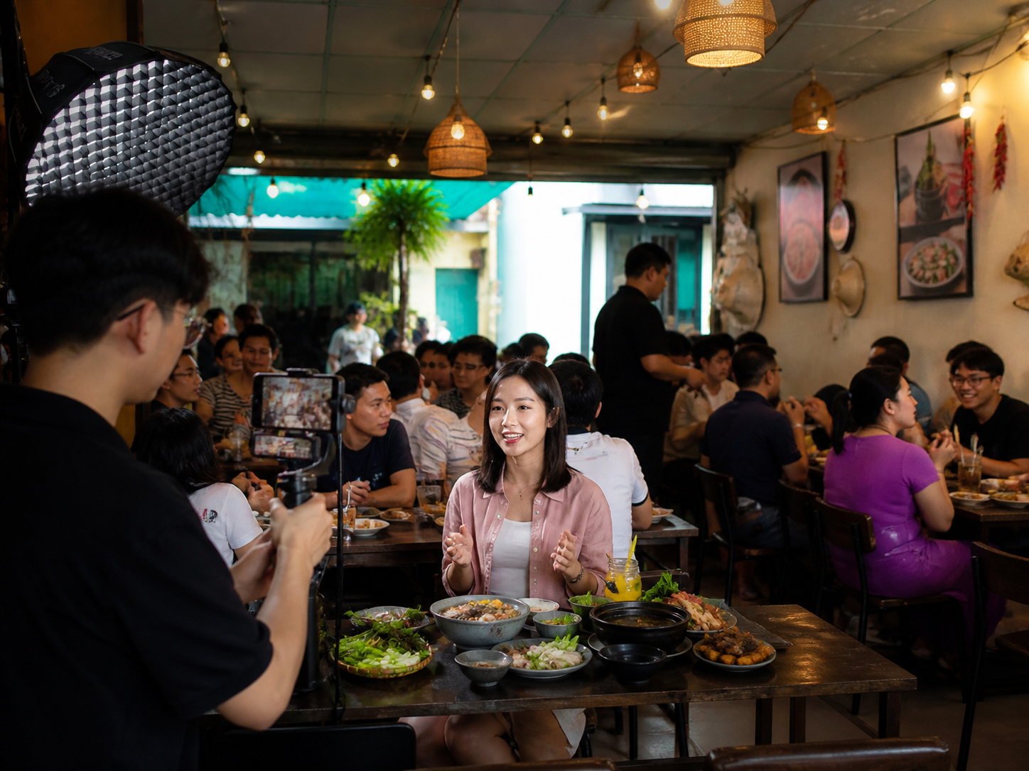 KOVI E.N.T quay video và SNS content cho quán ăn nhỏ sau khi có món Hàn chủ lực dễ bán