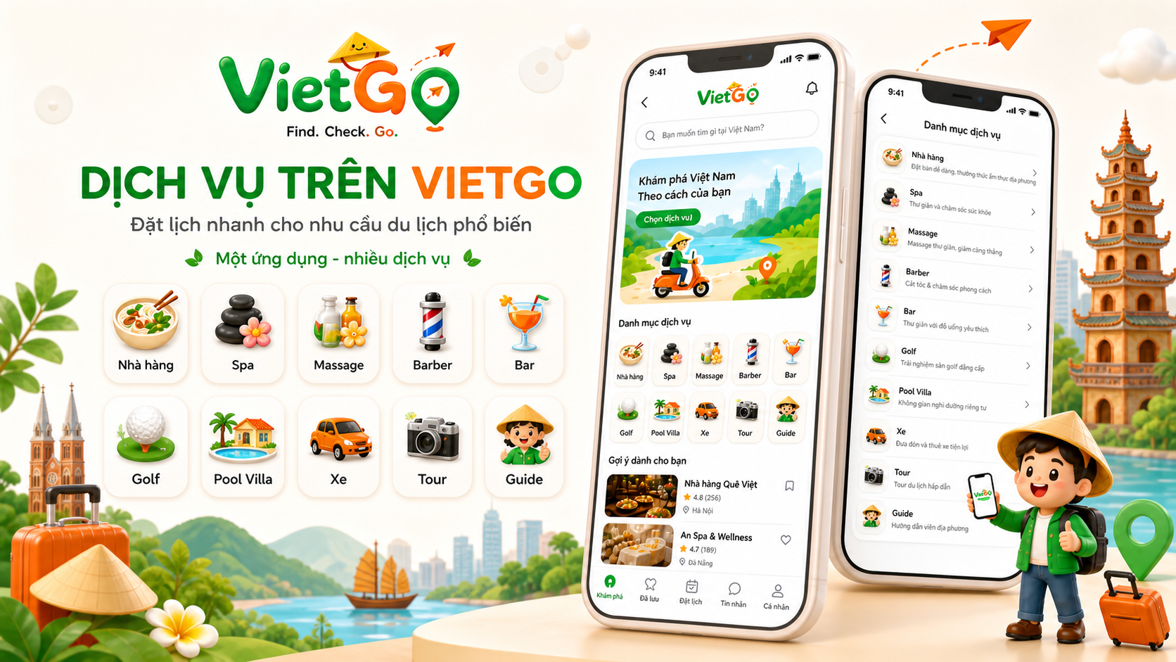 VIETGO là nền tảng kết nối khách du lịch Hàn Quốc với dịch vụ địa phương tại Việt Nam